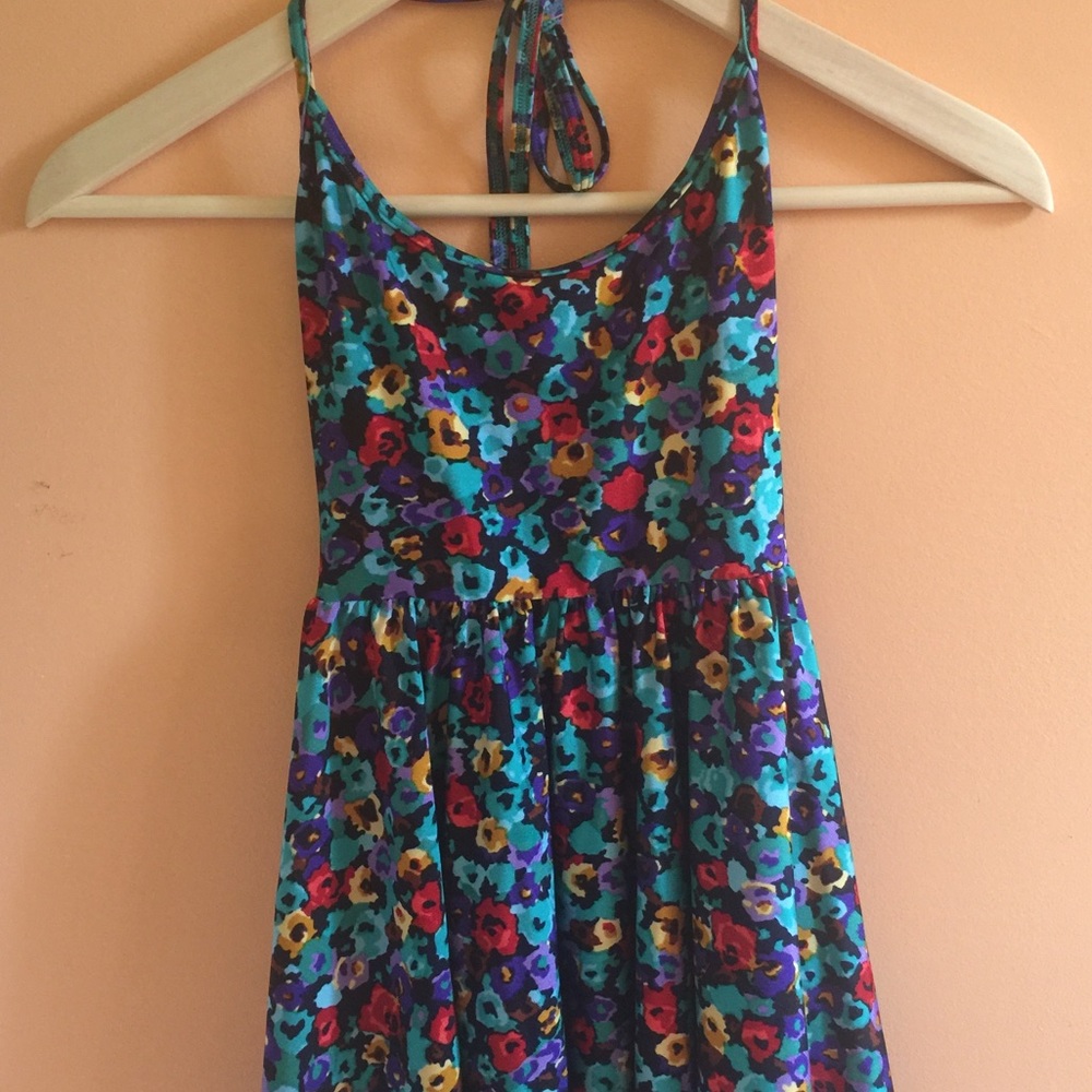 Colorful American Apparel Skater Dress